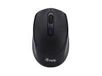 Equip Kabellose 4-Tasten-Maus, Beidhändig, Optisch, RF Wireless, 1600 DPI, SchwarzKabellose 4-Tasten-Maus