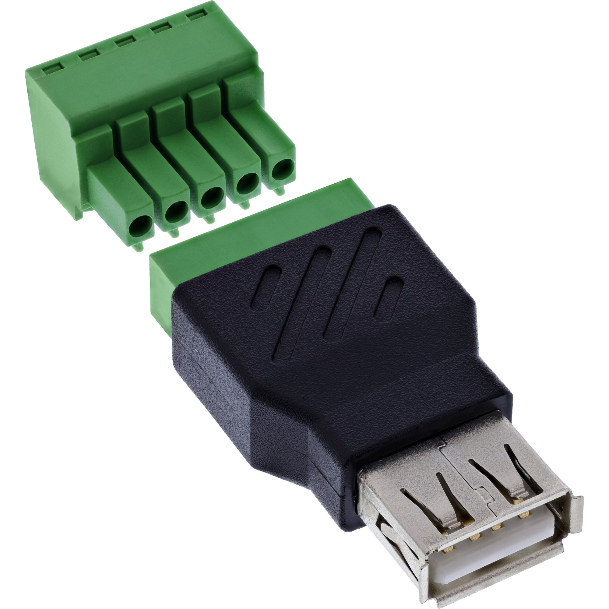 InLine USB-A Buchse auf Terminalblock - 5-polig - ohne Kabel10 m - 5-polig
