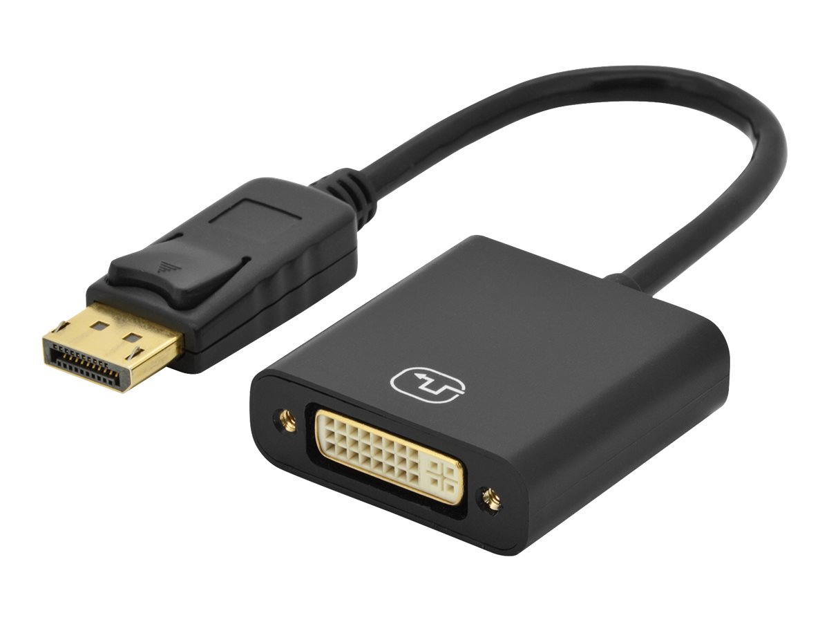 DIGITUS DisplayPort Adapter / Konverter15 cm - geformt - Schwarz