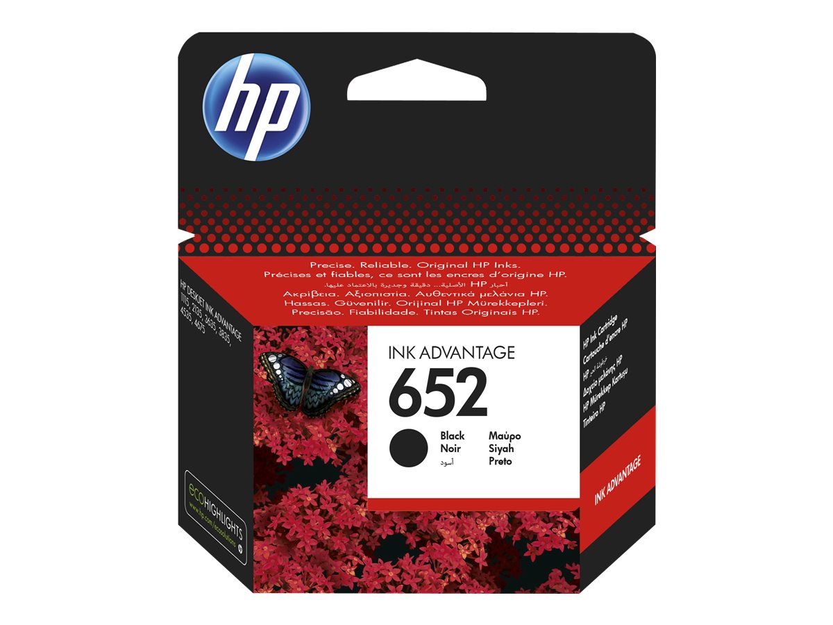 HP 652 - 6 ml - original - Ink Advantage - Tintenpatronefür Deskjet 1110 - 2130 - 3630; ENVY 4520; Officejet 3830 - 4650