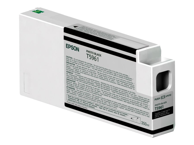 Epson T5961 - 350 ml - Photo schwarz - originalTintenpatrone - für Stylus Pro 7700 - Pro 7890 - Pro 7900 - Pro 9700 - Pro 9890 - Pro 9900 - Pro WT7900