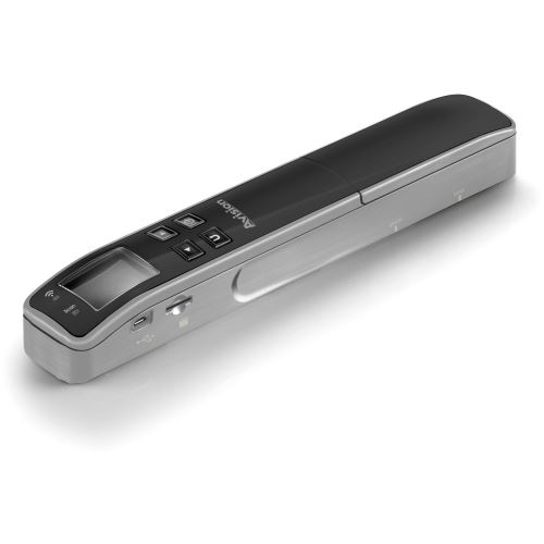 Avision MiWand 2 Wi-Fi – Mobiler A4-Handscanner, 1200 dpi, WLAN, USB, Schwarz