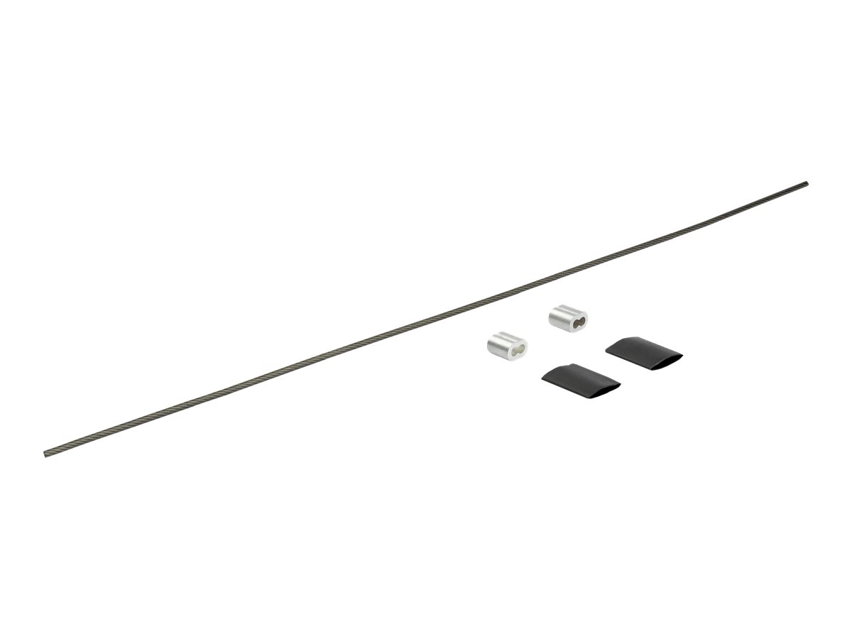 StarTech.com CONNLOCKPK5 Sicherheitskabel (5er Pack, Kabelschloss schützt vor Diebstahl, verstellbar, Schrumpfschlauch, Aderendhülsen)Sicherheitskabel - Silber - 30 cm - TAA-konform (Packung mit 5)