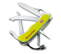 Victorinox Rescue Tool, Messer mit Feststellklinge, Multi-Tool-Messer, Spey-Punkt, Edelstahl, Polyamid, GelbRescue Tool