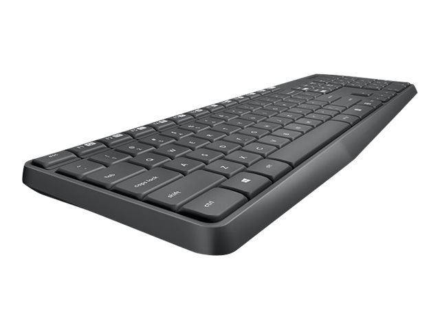 Logitech MK235 - Tastatur-und-Maus-Set - kabellos2.4 GHz - US International