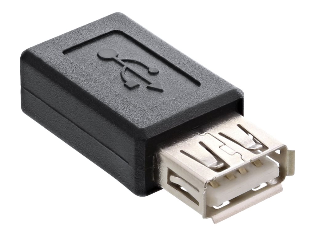 InLine Micro-USB Adapter - USB A Buchse an Micro-USB B BuchseUSB 2.0 - Schwarz