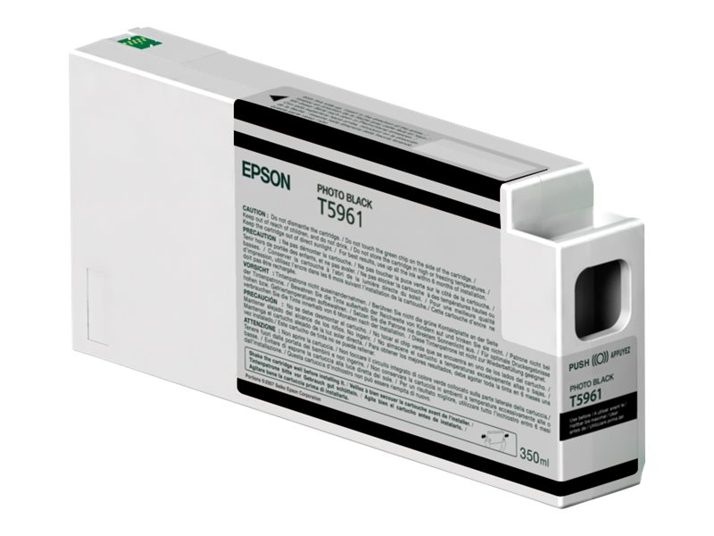 Epson T5961 - 350 ml - Photo schwarz - originalTintenpatrone - für Stylus Pro 7700 - Pro 7890 - Pro 7900 - Pro 9700 - Pro 9890 - Pro 9900 - Pro WT7900