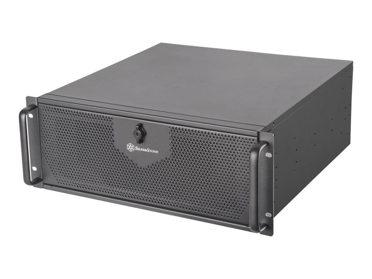 SilverStone RM42-502 - Rack-Montage - 4U - SSI EEB - keine Spannungsversorgung (ATX / PS/2)Schwarz - USB/Audio