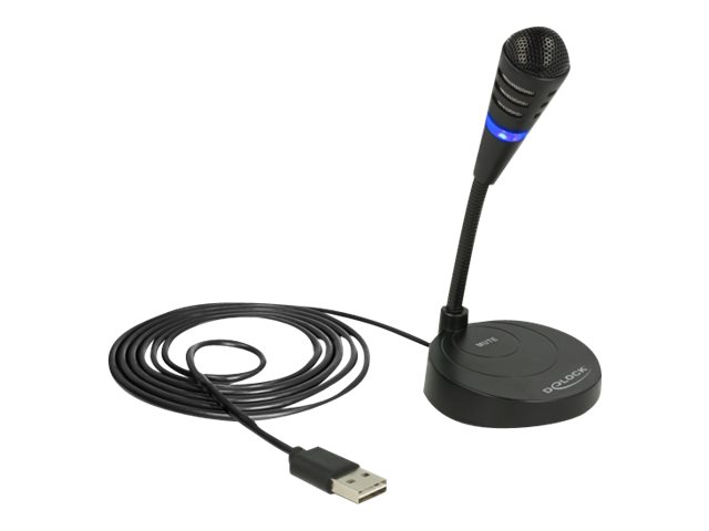 Delock Mikrofon - USB - Schwarzz
