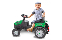 JAMARA Trettraktor Strong Bull grün, 3 Jahr(e), 4 Rad/Räder, Schwarz, GrünTrettraktor Strong Bull grün