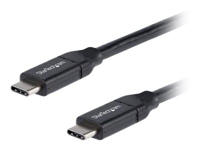 StarTech.com StarTech USB-C auf USB-C Kabel mit 5A Power Delivery - St/St - 50cm - USB 2.0 - USB-IF zertifiziert - USB Typ C Kabel - USB-Kabel - USB-C (M)zu USB-C (M) - Thunderbolt 3 / USB 2.0 - 5 A -