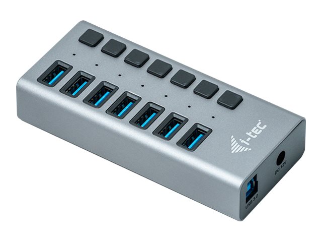 i-tec USB 3.0 Charging HUB 7 port + Power Adapter36 W - Hub - 7 x SuperSpeed USB 3.0 - Desktop