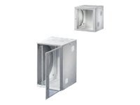 Rittal FlatBox - Gehäuse - geeignet für Wandmontage - RAL 7035 - 15U - 48.3 cm (19")Flexibel einsetzbar als Wand- oder Standgehäuse