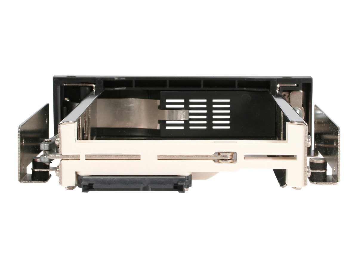 StarTech.com SATA Wechselrahmen 5,25 Zoll trägerlos - Mobiles Festplatten Speicher Rack für 8,9cm (3,5)Hot Swap HDD in Schwarz - Mobiles Speicher-Rack - 3.5" (8.9 cm) - Schwarz - für P/N: 25SAT35HDD -