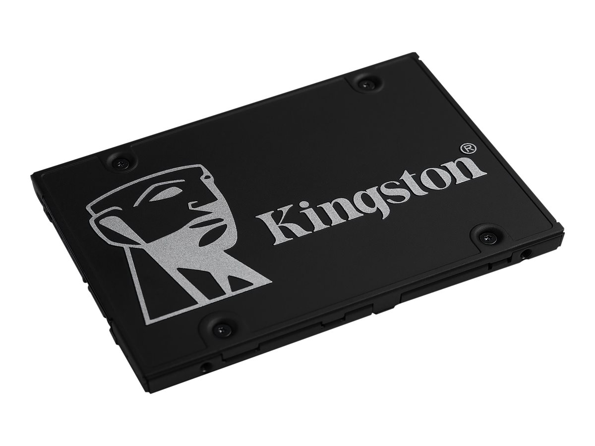 Kingston KC600 - SSD - verschlüsselt - 2 TB - intern - 2.5" (6.4 cm)SATA 6Gb/s - 256-bit AES-XTS - TCG Opal Encryption - Self-Encrypting Drive (SED)