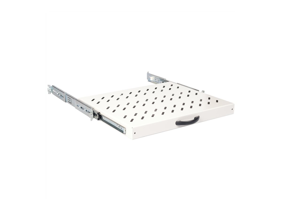 ROLINE Rack-Schieberegal - 350 mm tief, Tragfähigkeit 25 kg - RAL 7035, Hellgrau - 1U - 48.3 cm (19")für P/N: 26.21.0068 - 26.21.0083 - 26.21.0085 - 26.21.0087 - 26.21.0089 - 26.21.0091 - 26.21.0092
