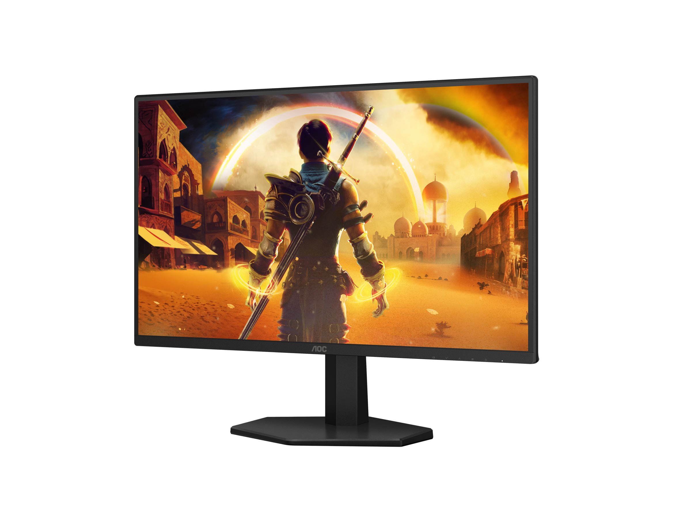 AOC Gaming 25G42E - LED-Monitor - Gaming - 63.5 cm (25")(24.5" sichtbar) - 1920 x 1080 Full HD (1080p) @ 180 Hz - Fast IPS - 300 cd/m² - 1000:1 - HDR10 - 0.5 ms - HDMI - DisplayPort - Schwarz - Rot