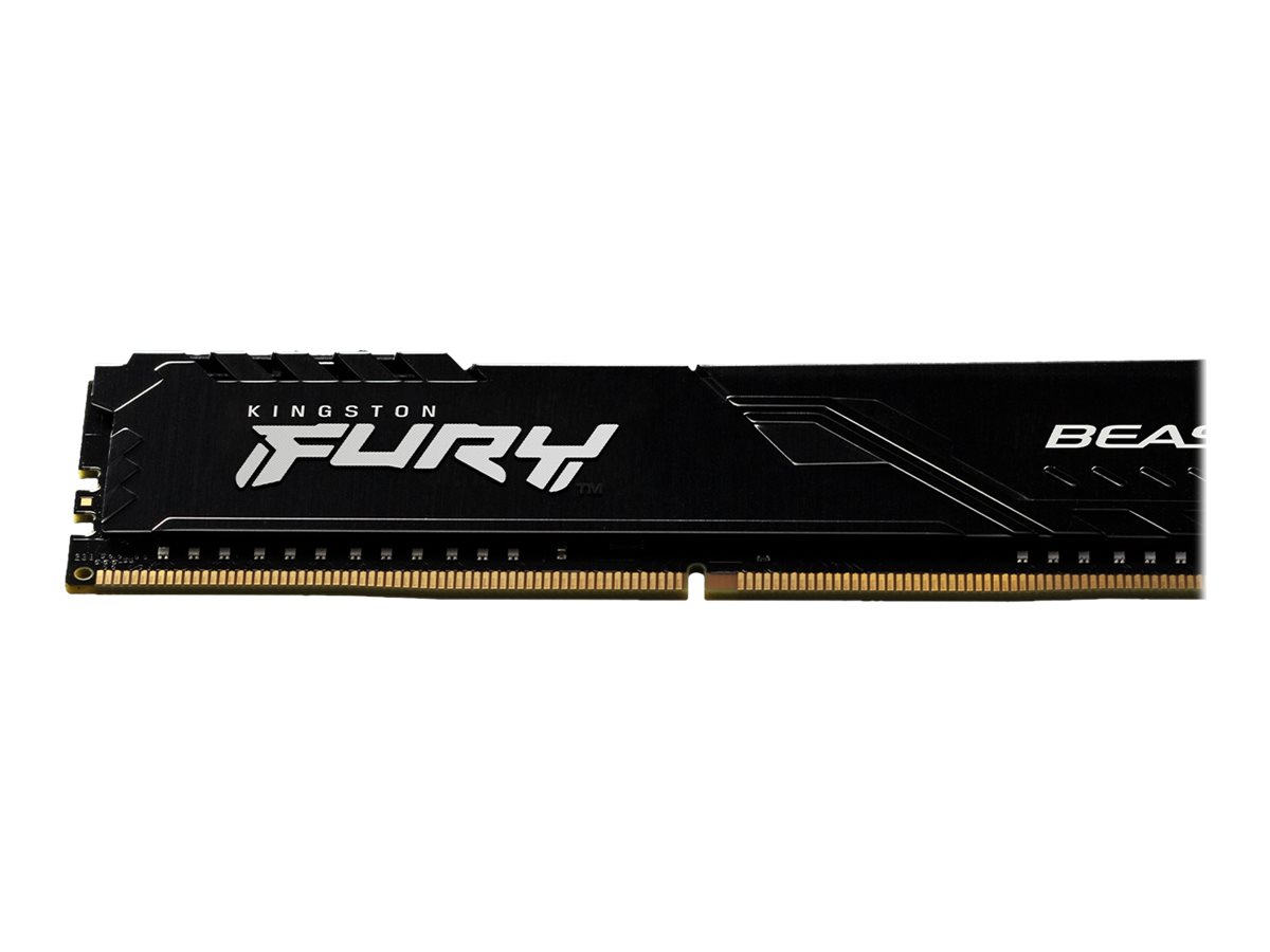 Kingston FURY Beast - DDR4 - Modul - 16 GBDIMM 288-PIN - 3200 MHz / PC4-25600 - CL16 - 1.35 V - ungepuffert - non-ECC - Schwarz