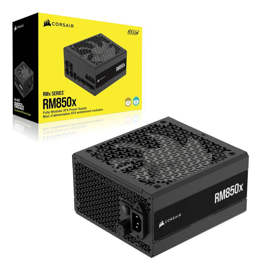 Corsair RMx Series RM850x - Netzteil (intern)ATX12V 3.1/ EPS12V - Wechselstrom 100-240 V - 850 Watt - Europa