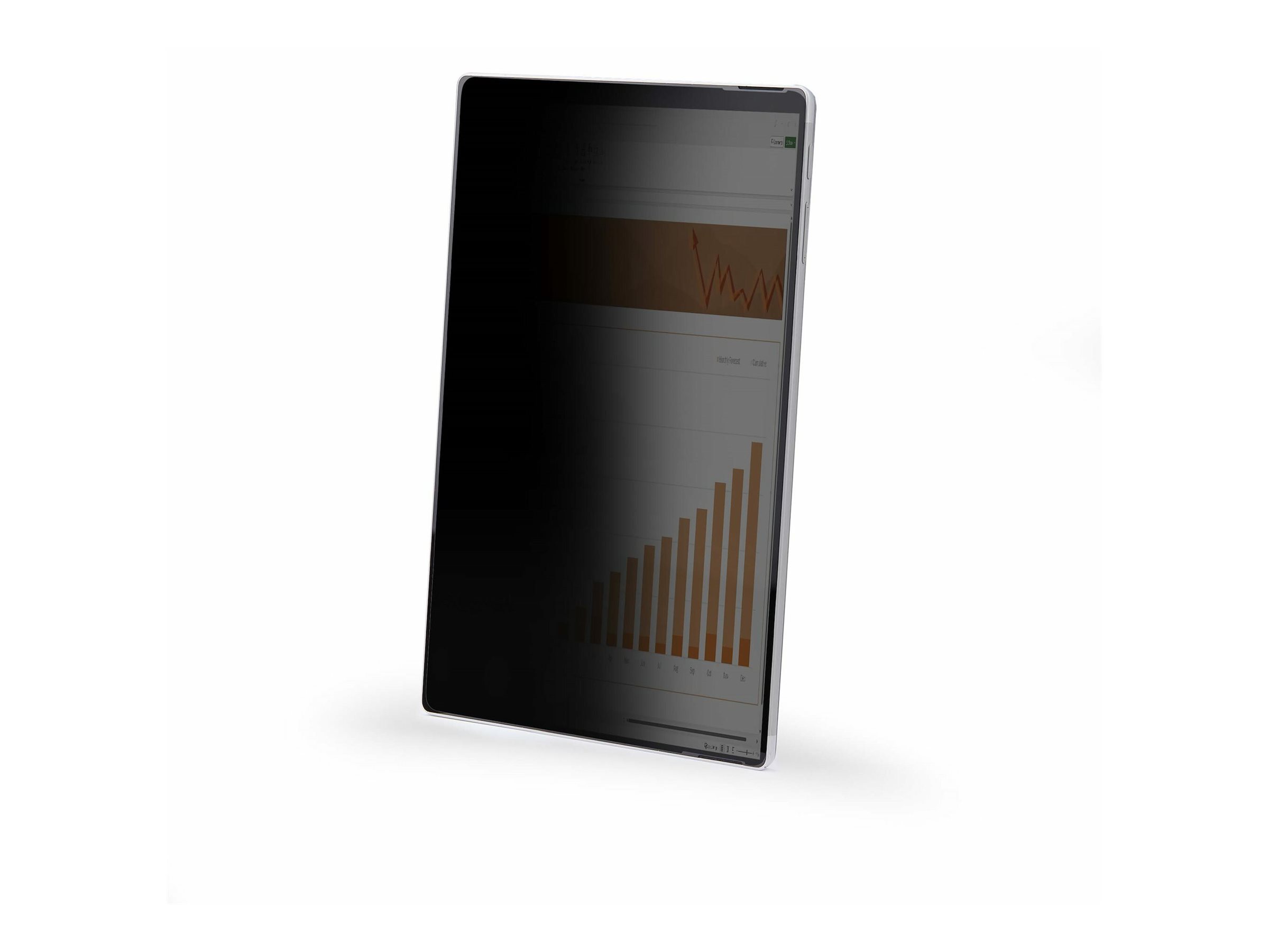 StarTech.com 4-Wege Laptop Sichtschutz für 12,3" Surface Pro 4/5/6/7/7+ - Blickschutzfilter für Notebook (horizontal)klebend - 31.24 cm (12.3") - Schwarz