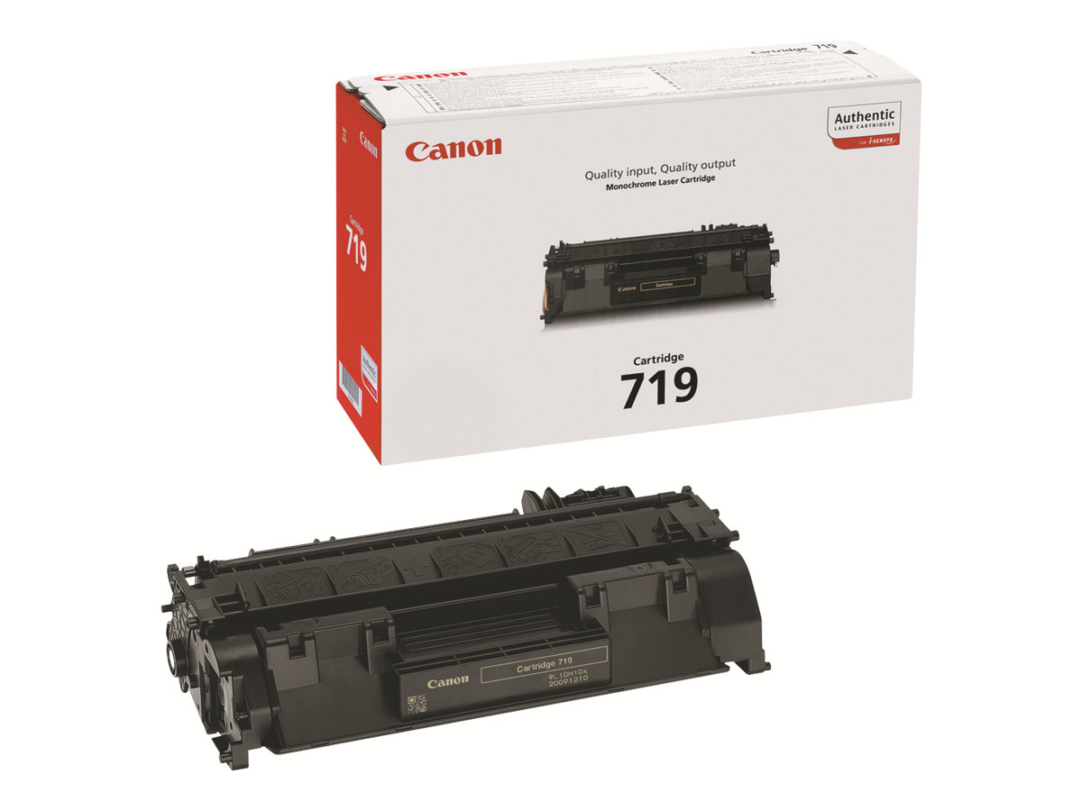 Canon 719 - Schwarz - original - Tonerpatronefür i-SENSYS LBP251 - LBP252 - LBP253 - LBP6310 - MF411 - MF416 - MF418 - MF419 - MF6140 - MF6180