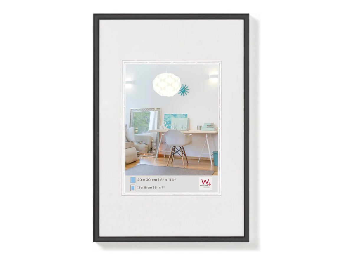 Walther New Lifestyle - Fotorahmen - Konzipiertfür: 30 x 40 cm - Kunststoff - MDF - rechteckig