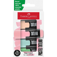 FABER-CASTELL 154214, 4 Stück(e), Koralle, Grün, Hellgrün, Pink, Gemischte Farben, Rechteck, 1 mm, 5 mm