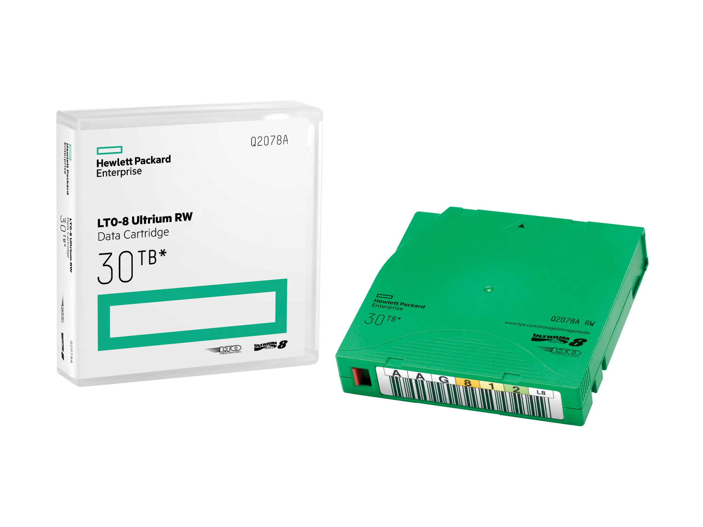 HPE RW Data Cartridge - LTO Ultrium 8 - 12 TB