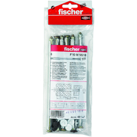 fischer 49147-F10, Rund, Galvanisiertes Stahl, Metall, 18,2 cm, 20 cm, 6 Stück(e)