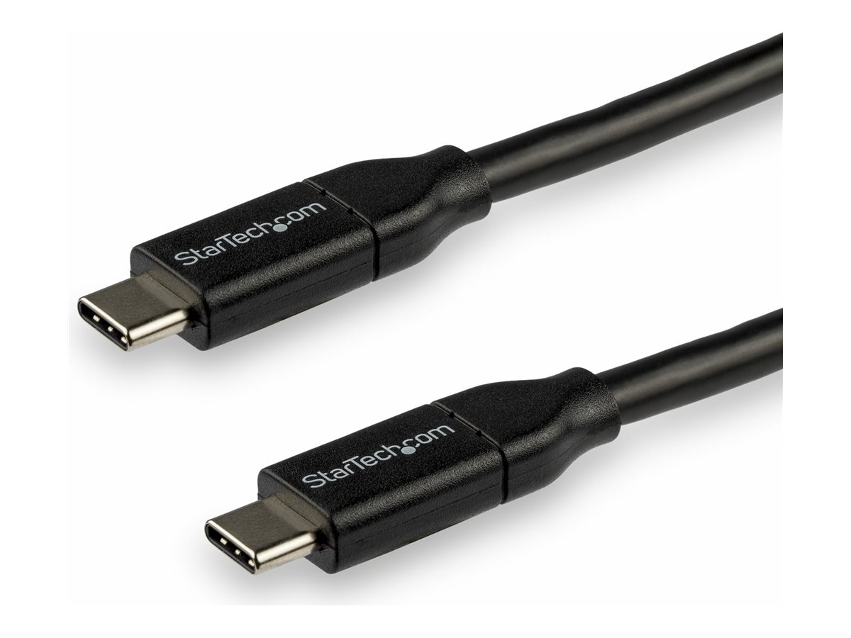 StarTech.com StarTech USB C To USB C Cable - 10 ft / 3m - USB-IF Certified - 5A PD - USB 2.0 - USB Type C Charging Cable - USB C Fast Charge Cable (USB2C5C3M)USB-Kabel - USB-C (M) zu USB-C (M) - Thund