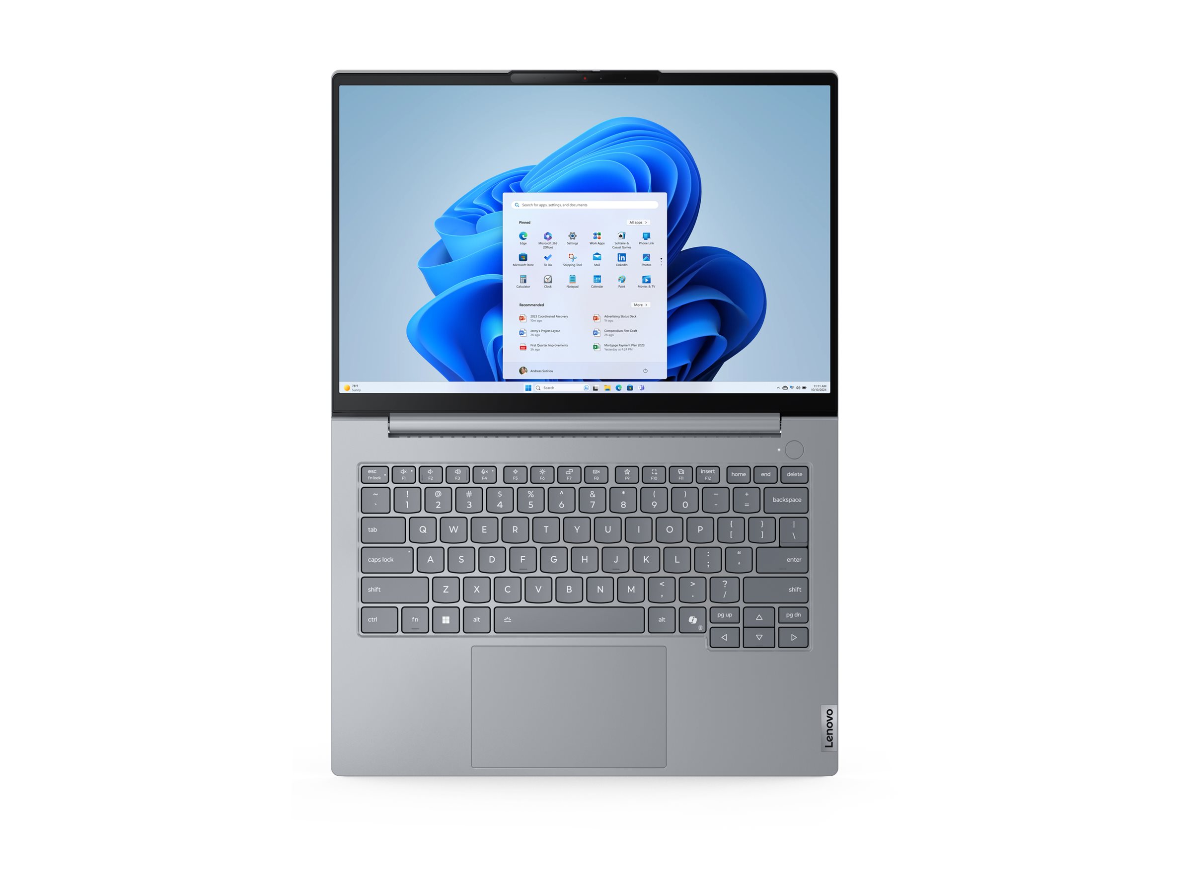 Lenovo ThinkBook 14 G8 IAL 21SJ - 180°-Scharnierdesign - Intel Core Ultra 5 225U - Win 11 Pro - Intel Graphics - 32 GB RAM - 512 GB SSD NVMe - 35.6 cm (14") IPS 1920 x 1200 - Wi-Fi 6E - Bluetooth - Ar