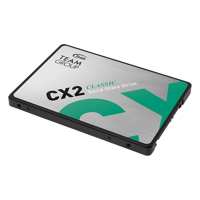 Team Group CX2 - SSD - 512 GB - intern - 2.5" (6.4 cm)SATA 6Gb/s - grün