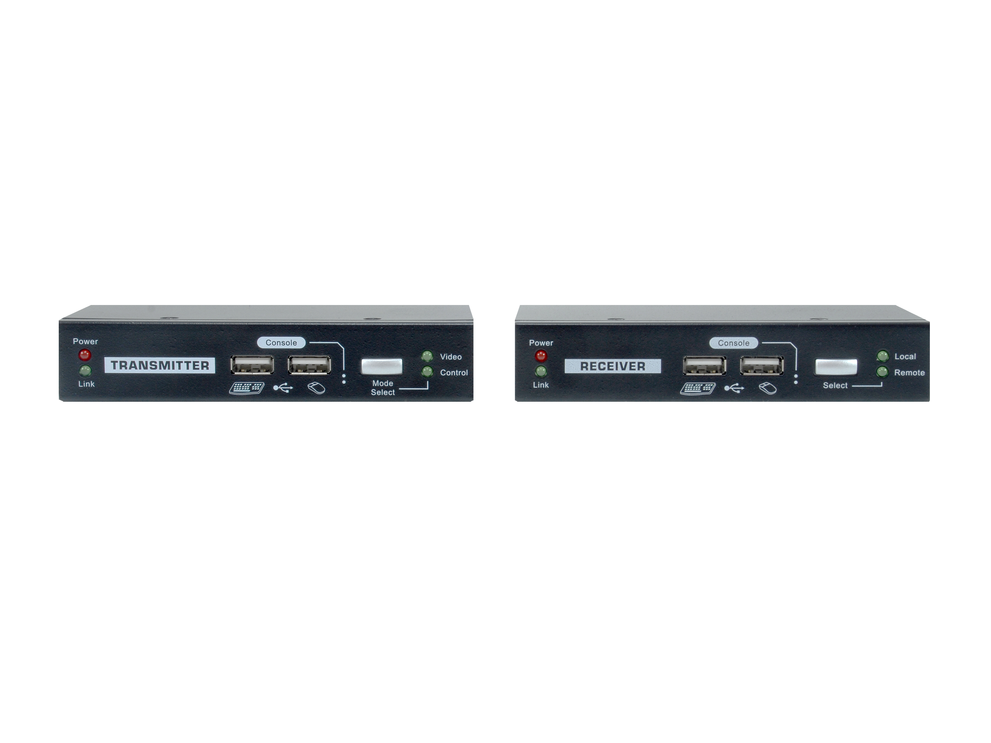LevelOne KVM-9036 - KVM-Extender - USB 2.0, RS-232VGA - über CAT 5 - USB - bis zu 100 m