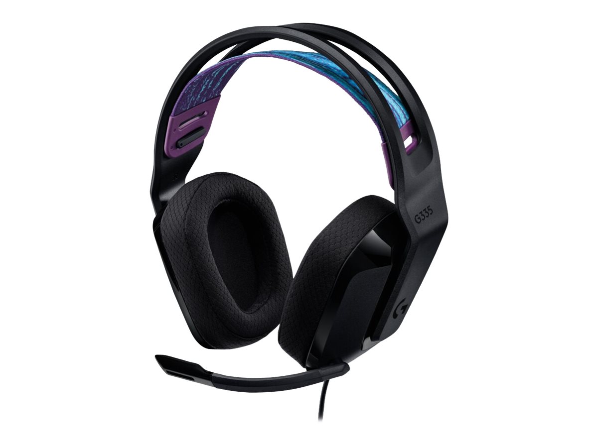 Logitech G G335 Wired Gaming Headset - Headsetohrumschließend - kabelgebunden - 3,5 mm Stecker - Schwarz - Discord-zertifiziert