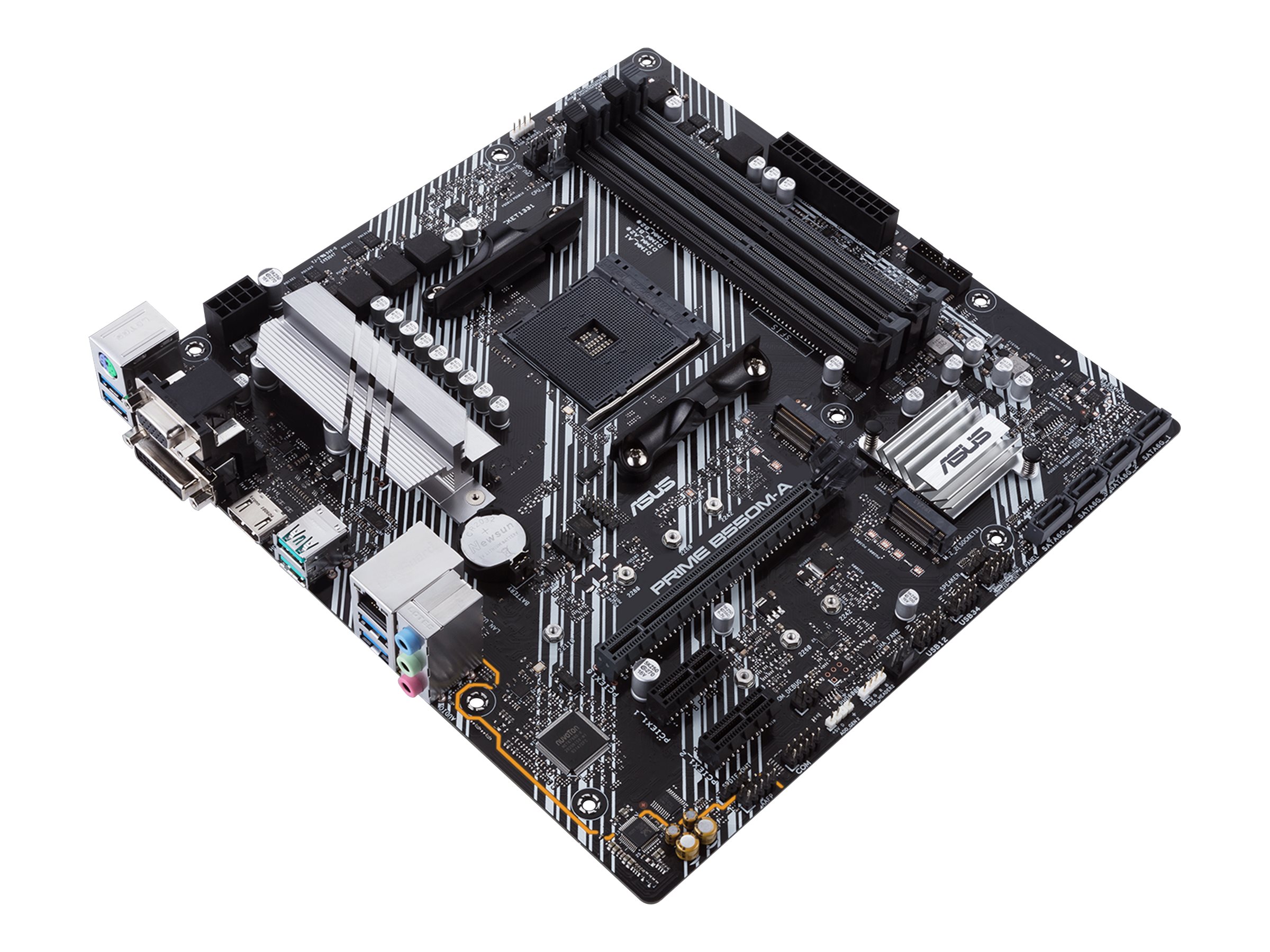 ASUS PRIME B550M-A/CSM - Motherboard - micro ATX - Socket AM4 - AMD B550 Chipsatz - USB 3.2 Gen 1, USB 3.2 Gen 2 - Gigabit LAN - Onboard-Grafik (CPU erforderlich)HD Audio (8-Kanal)
