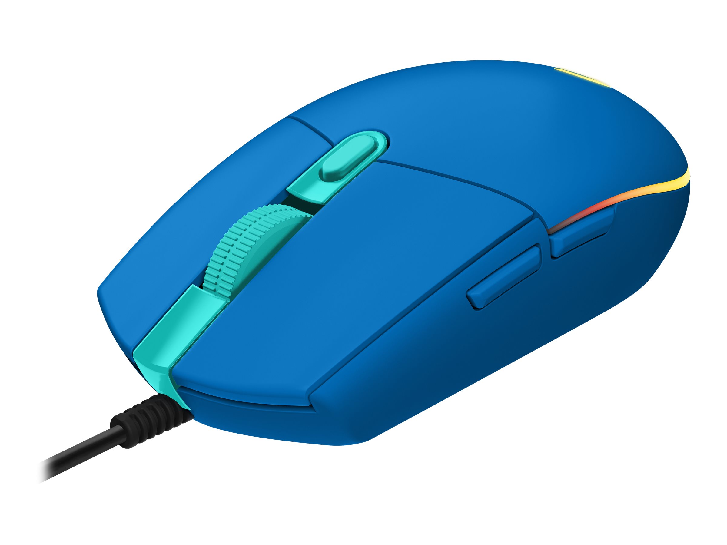 Logitech Gaming Mouse G203 LIGHTSYNC - Mausoptisch - 6 Tasten - kabelgebunden - USB - Blau