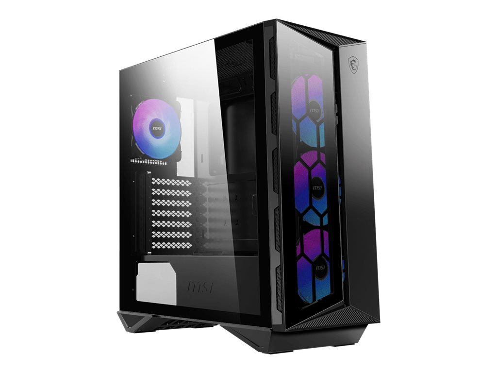 MSI MPG GUNGNIR 110R - Tower - ATX - Seitenteil mit Fenster (gehärtetes Glas)keine Spannungsversorgung (ATX) - USB/Audio