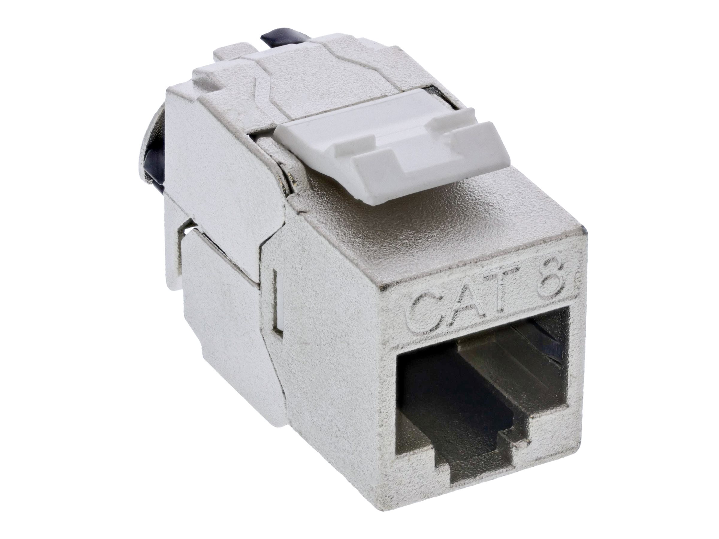 InLine 24er Bulk-Pack Keystone RJ45 Buchse Slim - SNAP-In - Cat.8.1 - integr. Kab.