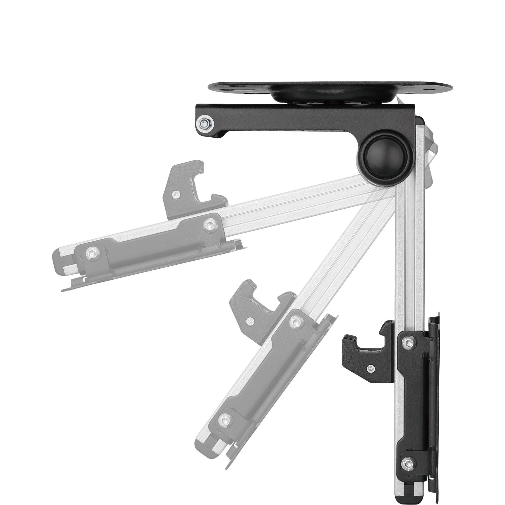 InLine Unterschrank-Halterung - für Monitore bis 68cm (27") - bis 20kgDeckenmontage - unter Schrank