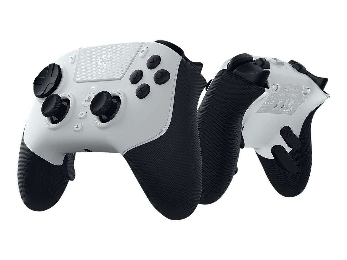 Razer Raiju V3 Pro - Game Pad - kabellos - Bluetoothweiß - für PC - Sony PlayStation 5