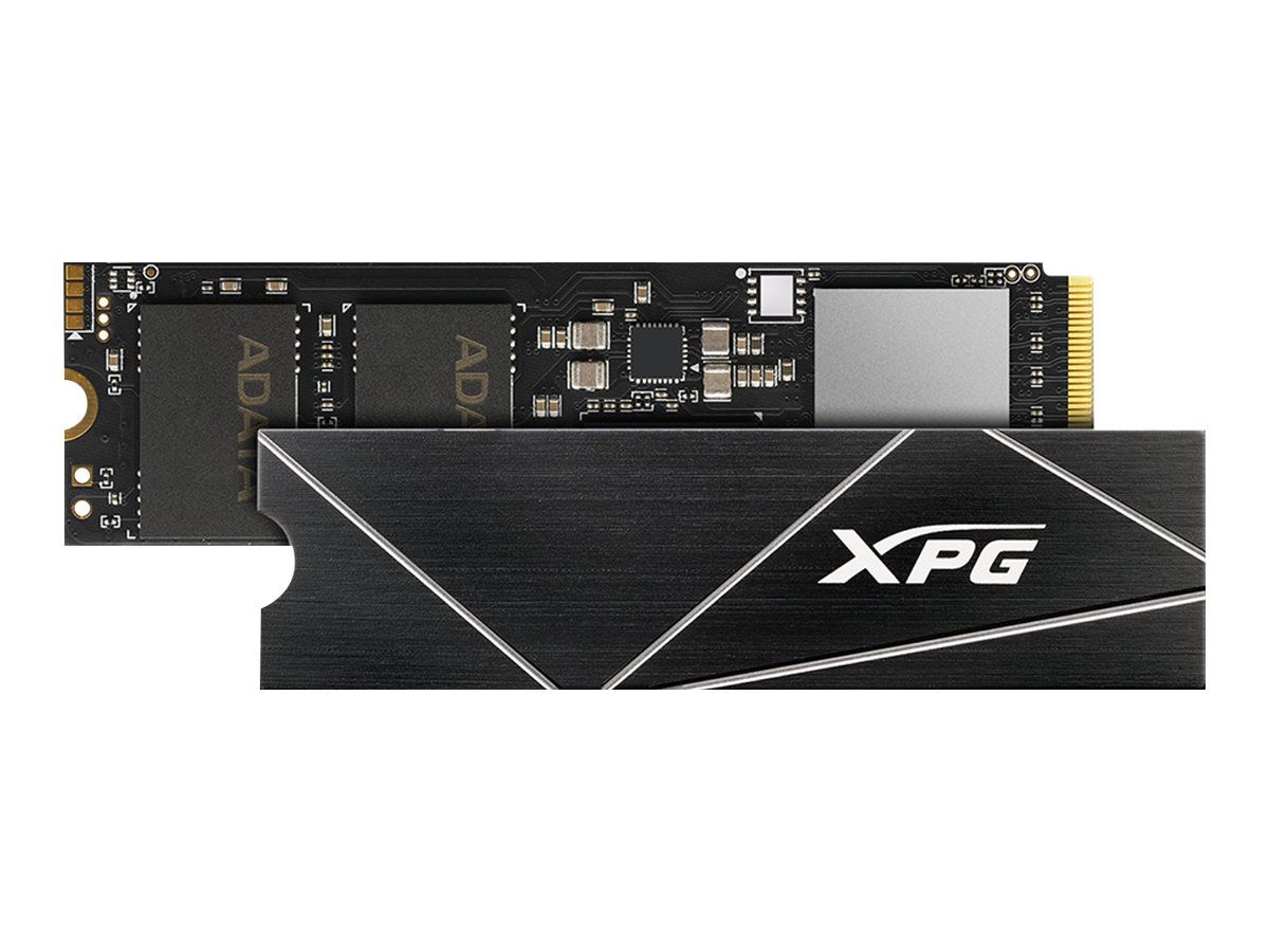 ADATA XPG GAMMIX S70 Blade - SSD - 512 GB - intern - M.2 2280 - PCIe 4.0 x4 (NVMe)integrierter Kühlkörper - Schwarz - für Sony PlayStation 5