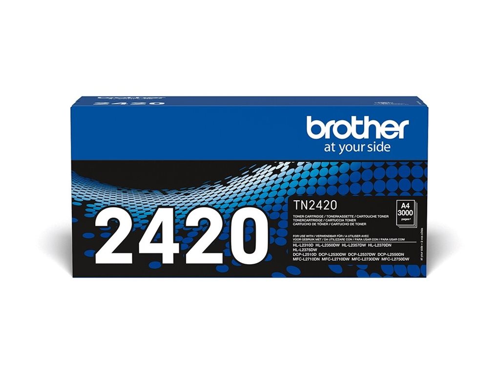 Brother TN2420 - Hohe Ergiebigkeit - Schwarzoriginal - Tonerpatrone - für Brother DCP-L2510 - L2530 - L2537 - L2550 - HL-L2310 - L2370 - L2375 - MFC-L2710 - L2713