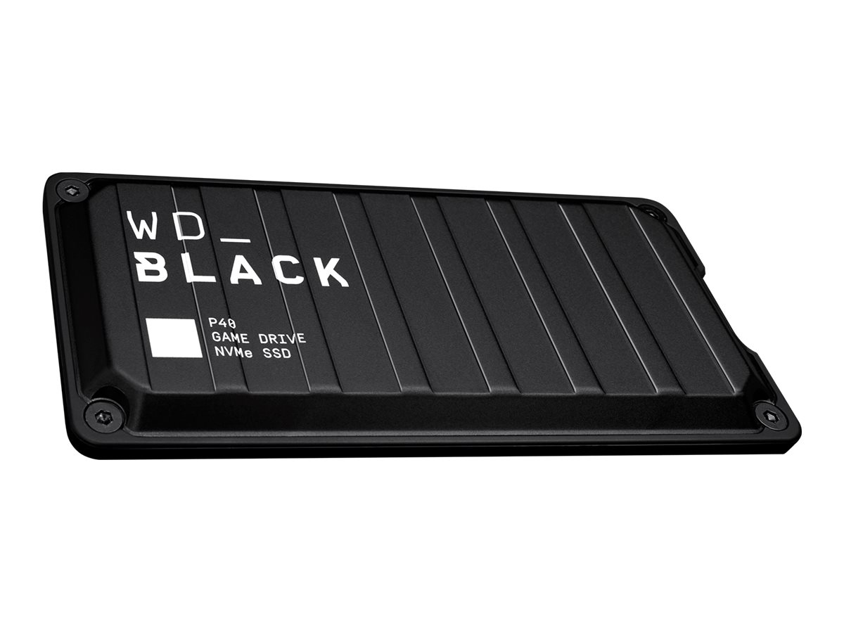 WD_BLACK P40 Game Drive SSD WDBAWY0020BBK - SSD - 2 TB - extern (tragbar)USB 3.2 Gen 2x2 (USB-C Steckverbinder) - Schwarz - für Xbox One - Xbox Series S - Xbox Series X; Sony PlayStation 4 Pro - Sony