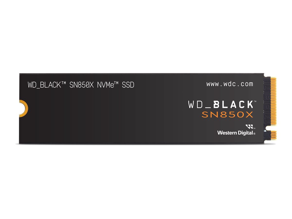 WD_BLACK SN850X WDS100T2X0E - SSD - verschlüsselt - 1 TB - intern - M.2 2280 - PCIe 4.0 x4 (NVMe)TCG Opal Encryption 2.01 - für Sony PlayStation 5