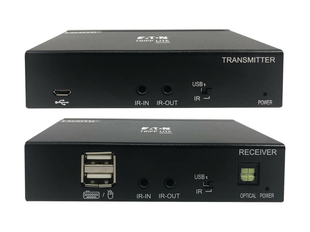 Tripp Eaton Tripp Lite Series USB C to HDMI over Cat6Extender Kit with KVM Support - 4K 60Hz - 4:4:4 - Transmitter/Receiver - USB - PoC - HDCP 2.2 - up to 230 ft. - TAA; - Erweiterung für Video/Audio