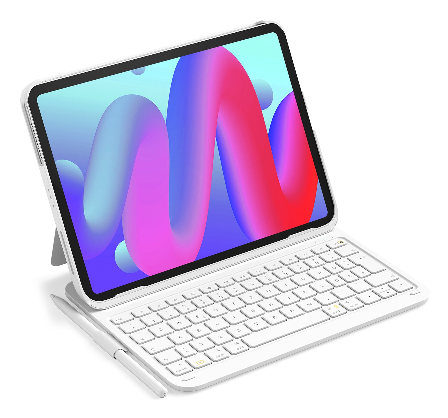 Inateck BK2007, Folio, Apple, iPad Air 11 inch 7th Gen M3 2025 iPad Air 11 inch 6th Gen 2024 (A2902/A2903/A2904) iPad Air 10.9..., 27,9 cm (11"), Bluetooth, 427 gSuper-leicht Tastatur Hülle für iPad -