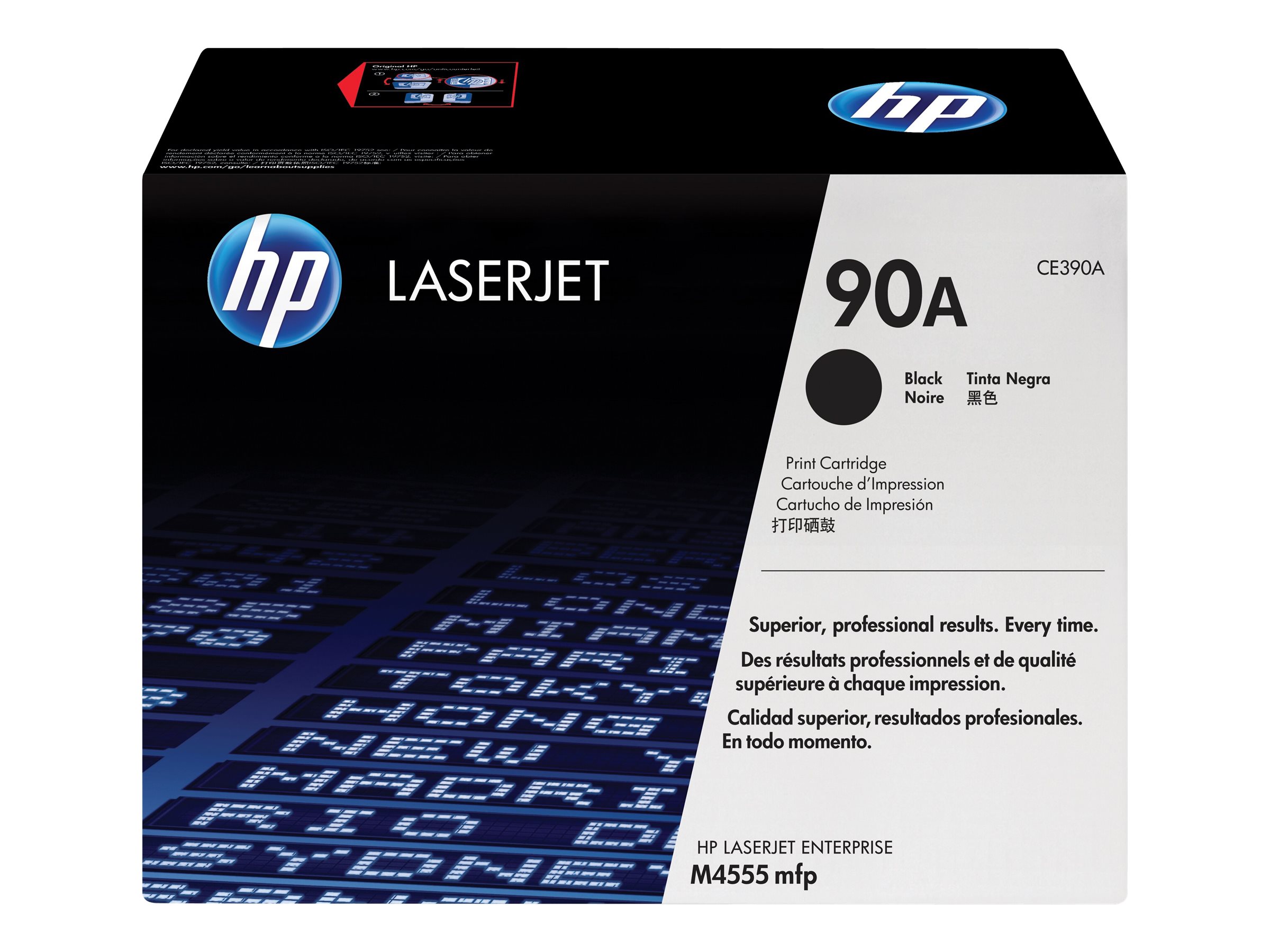 HP 90A - Schwarz - original - LaserJet - Tonerpatrone (CE390A)für LaserJet Enterprise 600 M602dn - 600 M602m - 600 M602n - 600 M602x - M4555 MFP - M603xh