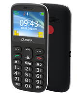 Olympia Sun, Balken, Dual-SIM, 5,87 cm (2.31"), 0,3 MP, Schwarz2.31'' - LC display - Camera 0.3 MP - Dual SIM - FM Radio - 129 x 58 x 11 mm - Schwarz