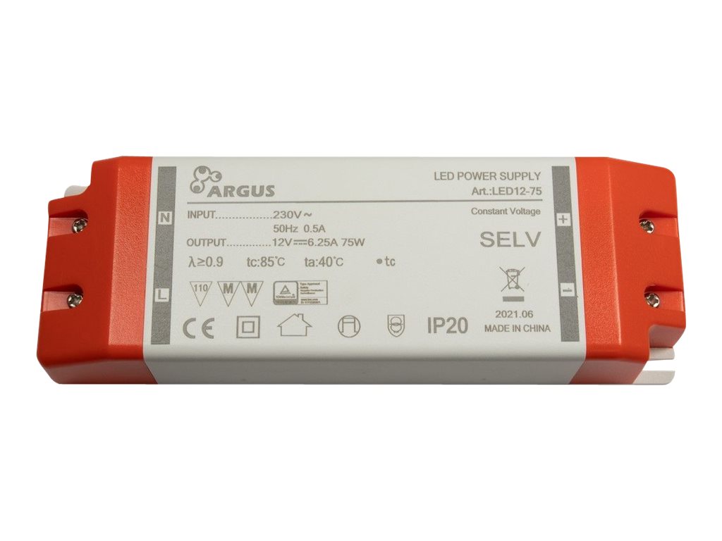 Inter-Tech Argus LED12-75 - LED-Treiber - 75 Watt - 6250mA