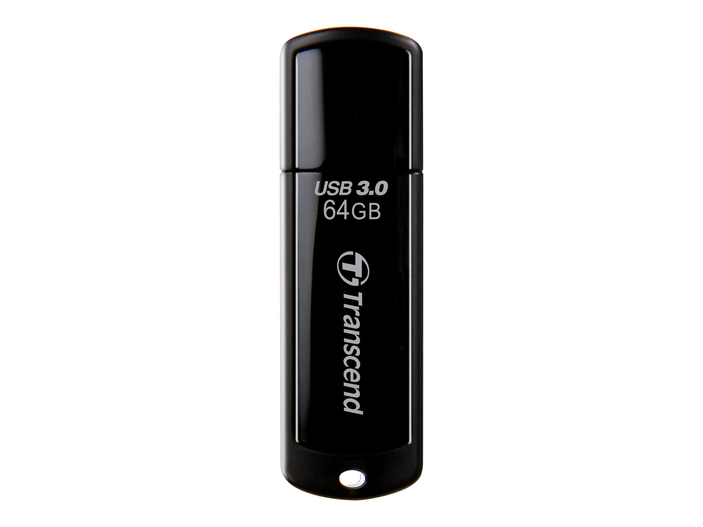 Transcend JetFlash 700 - USB-Flash-Laufwerk64 GB - USB 3.0 - Schwarz